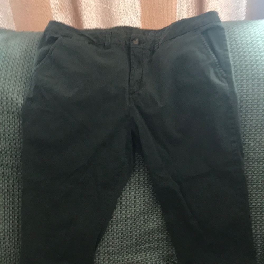 Olive green dress pants